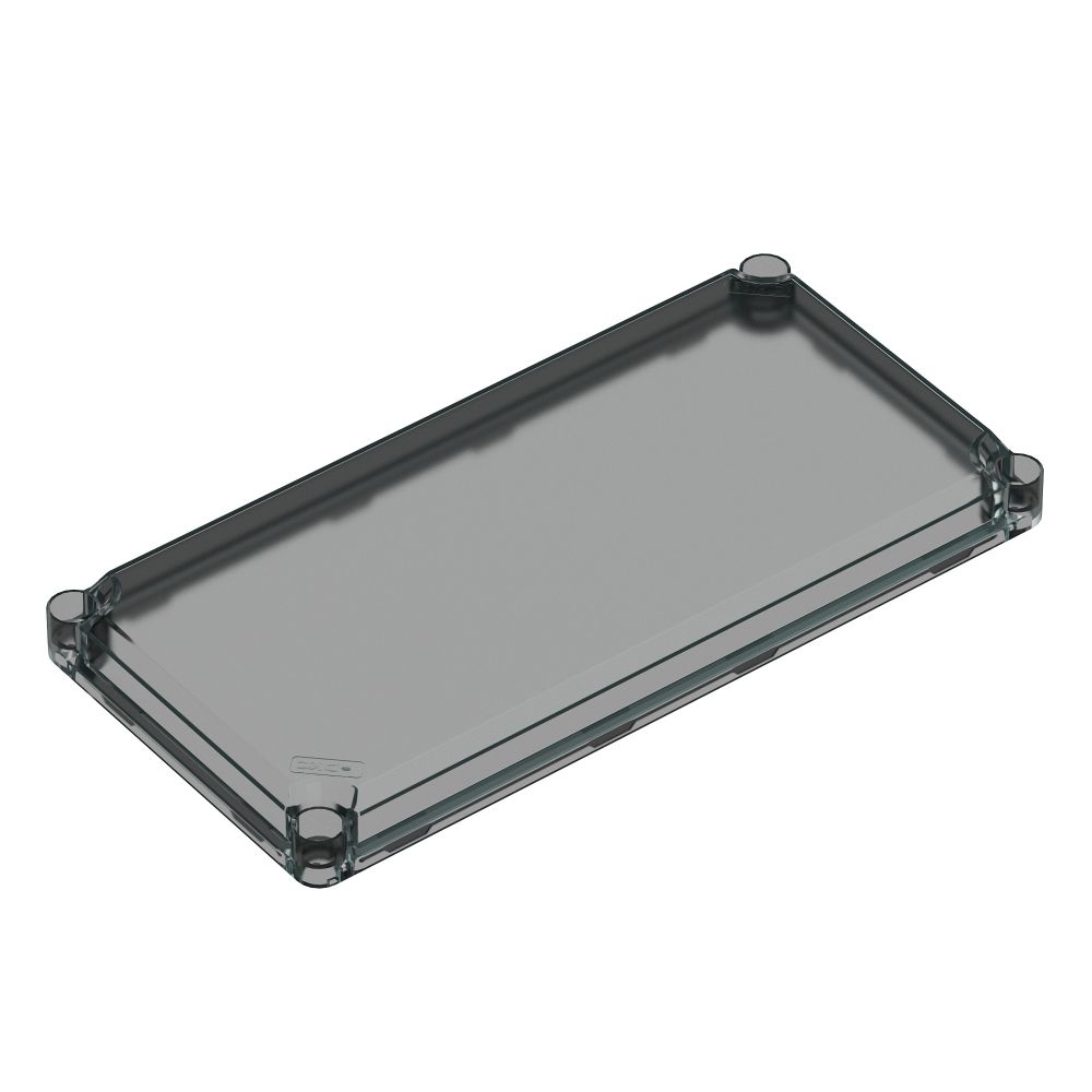 Прозрачная крышка  высотой 35 мм, для корпуса RAM box 400х200х160 мм