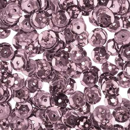 Пайетки "Zlatka",  6 мм 10 г, цв.11 св.розовый