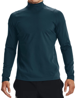 Мужская теннисная кофта Under Armour ColdGear Rush Mock - небесный