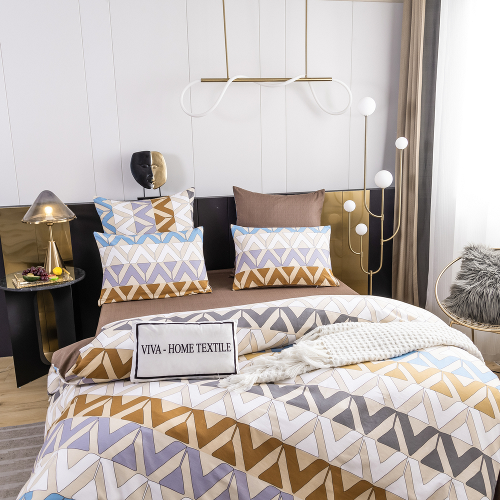 Комплект постельного белья Люкс Сатин 100% хлопок A302