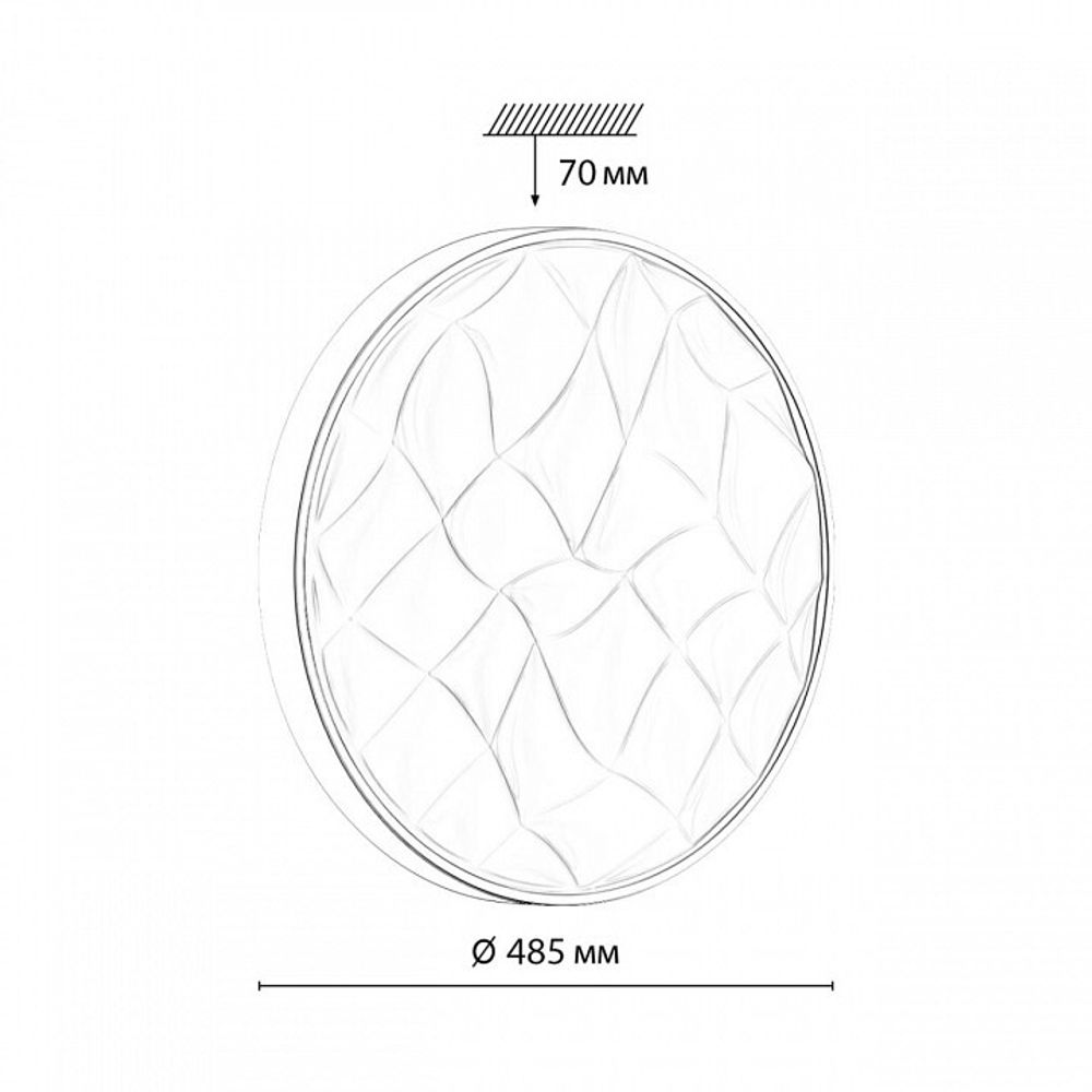 Накладной светильник Sonex PALE 7672/ELN