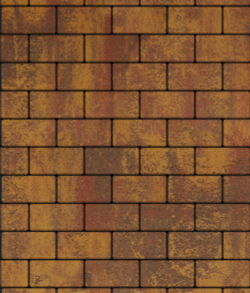 Тротуарная плитка ВЫБОР, форма Прямоугольник 100*200, h=80мм