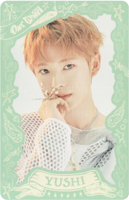 Фотокарта Yushi NCT WISH - CONCERT TOUR: OUR WISH TRADING CARD