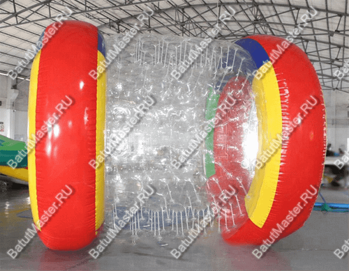 Аттракцион Водный роллер "Ватрушка" ПВХ, размер 2,2*2*2 м