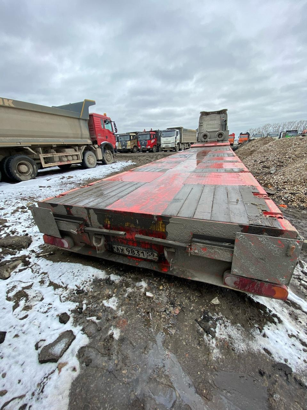 MANAC 4 Полуприцеп тяжеловоз 4 оси 4S0U1N (Раздвижной)