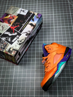 AIR JORDAN 5 RETRO ORANGE/BLACK/PURPLE