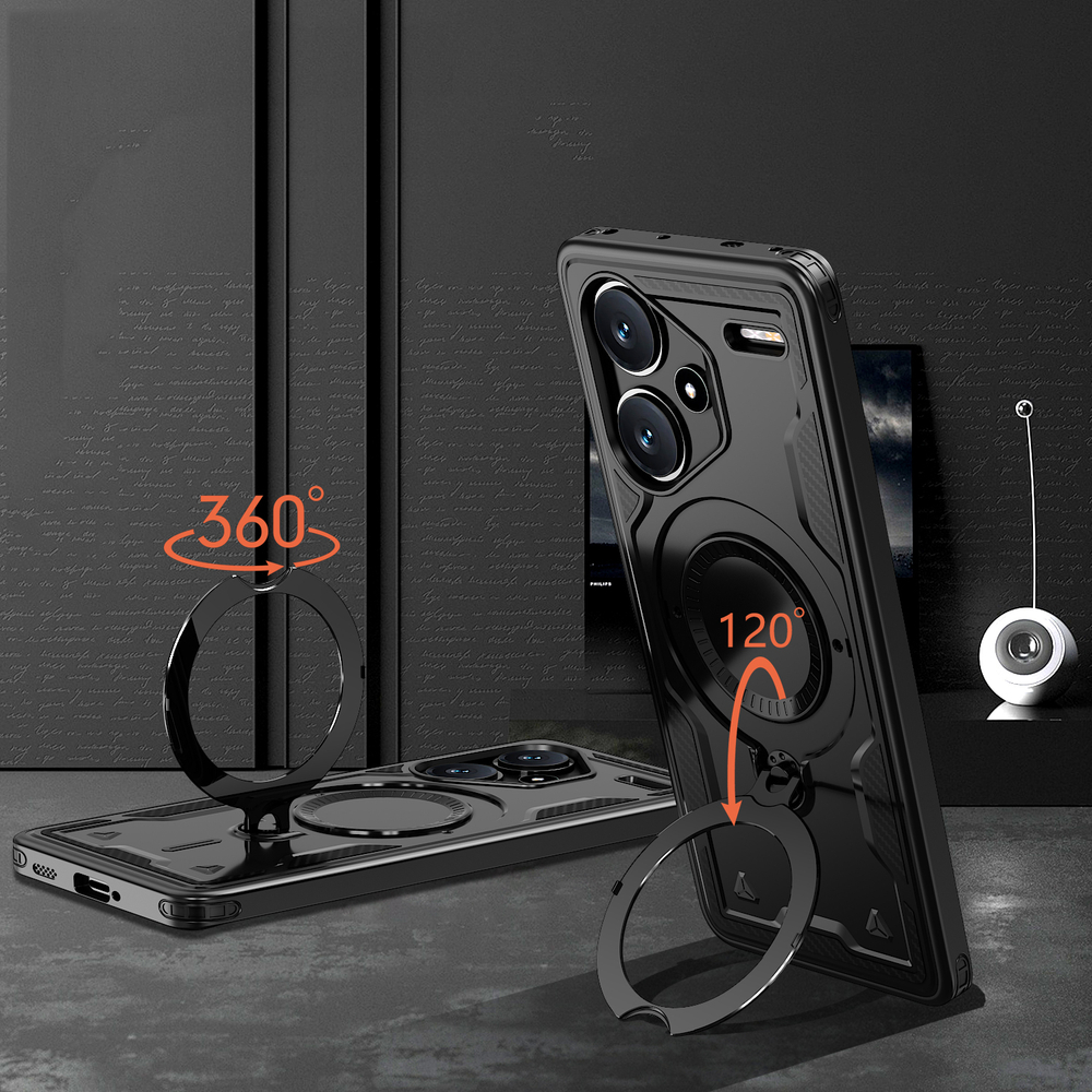 Чехол Magneto Case с кольцом для Xiaomi Redmi Note 13 Pro+