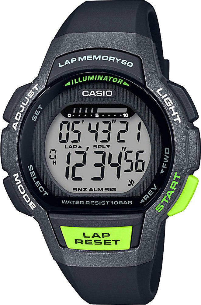 Японские наручные часы Casio Collection LWS-1000H-1AVEF с хронографом