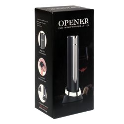 GAEM Электронный штопор с аккумулятором и с резцом для удаления фольги, L9 W9 H25 см