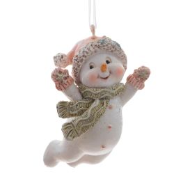 GAEM Изделие декоративное подвесное "Снеговик", L4,5 W3 H7,5 см, 2в.
