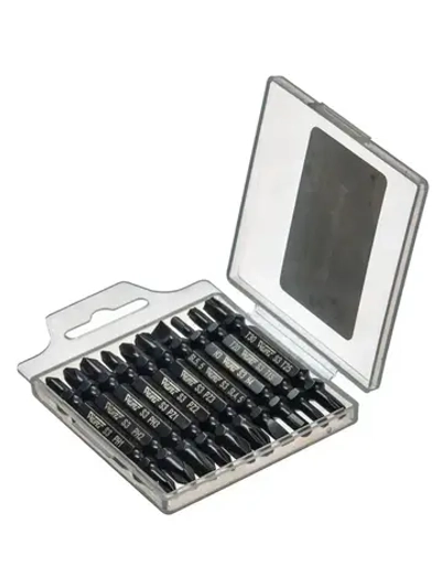 Набор двусторонних бит 65мм S3 10шт. WURZ 4202