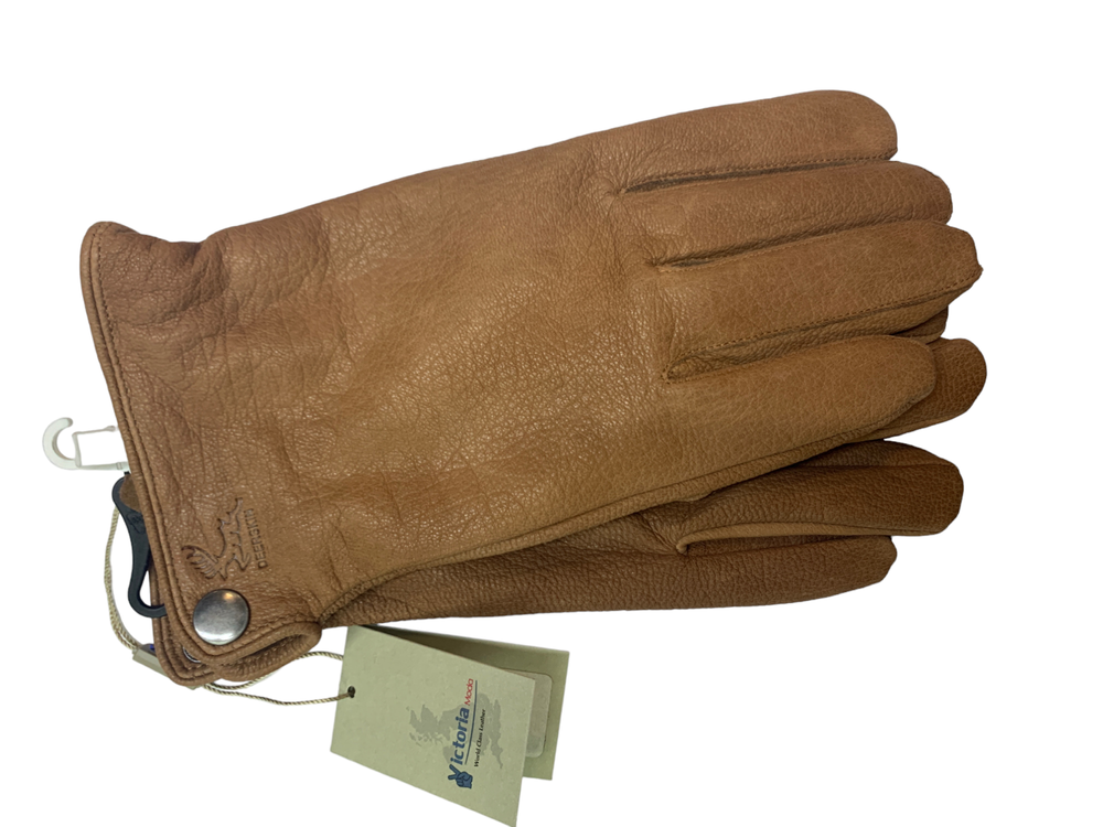 Перчатки. Мужские. Материал верха: Кожа оленя. Подклад: Трикотаж-шерсть. 5 шт в упаковке.