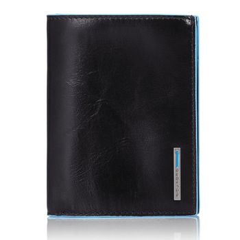 Кошелек Piquadro Blue Square черный телячья кожа (PU1129B2/N)