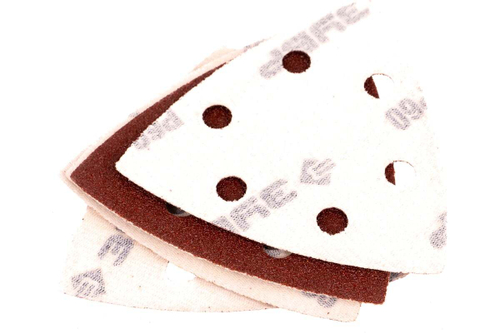 Треугольник шлифовальный универсальный 5 шт. (93х93х93 мм; Р60) "МАСТЕР" Зубр 35583-060