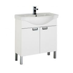 Тумба с раковиной Aquanet Адель 80 белый