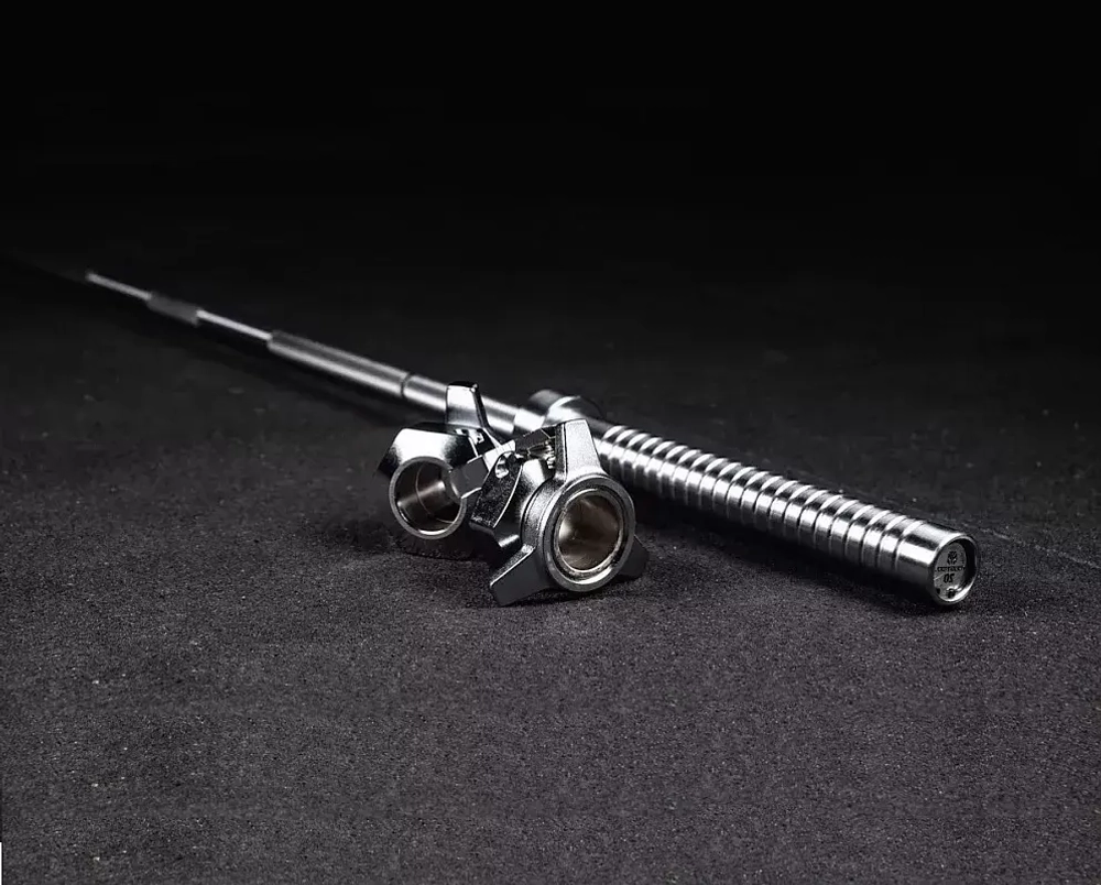 Гриф  "Ленинградка" с замками, 20кг