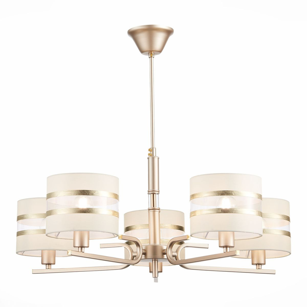 Уценка SLE300203-05 Светильник потолочный Шампань/Белый, Золотистый E14 5*40W ALMESE