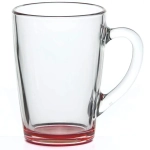 Кружка стеклянная 300мл «Капучино» микс 07C1334LM