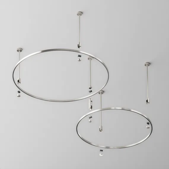 Шинопровод круглый 800 мм Flarity платина Technical trx154-r-d800-pt