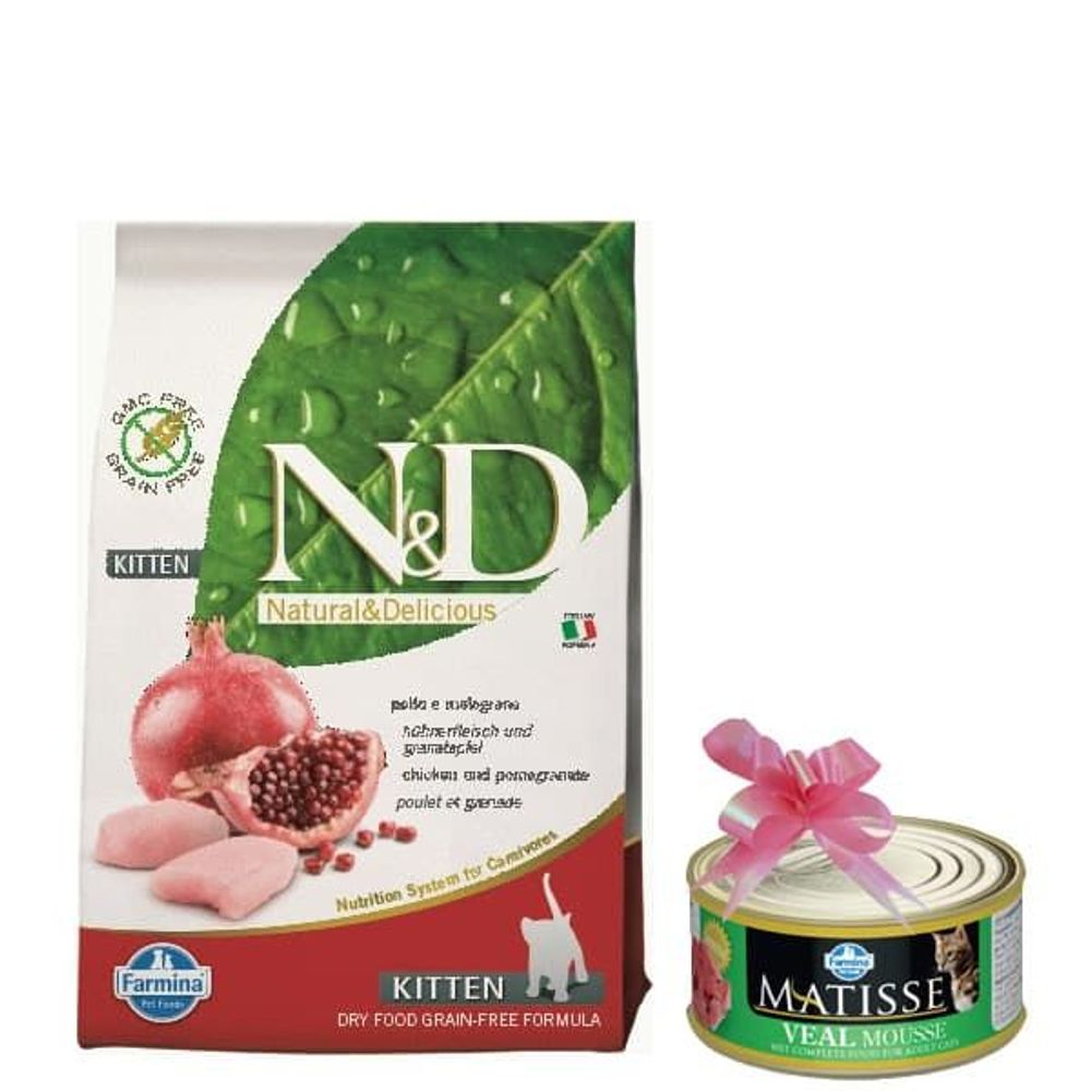 Корм Farmina N&amp;D Cat 300gr беззерновая формула + ПОДАРОК