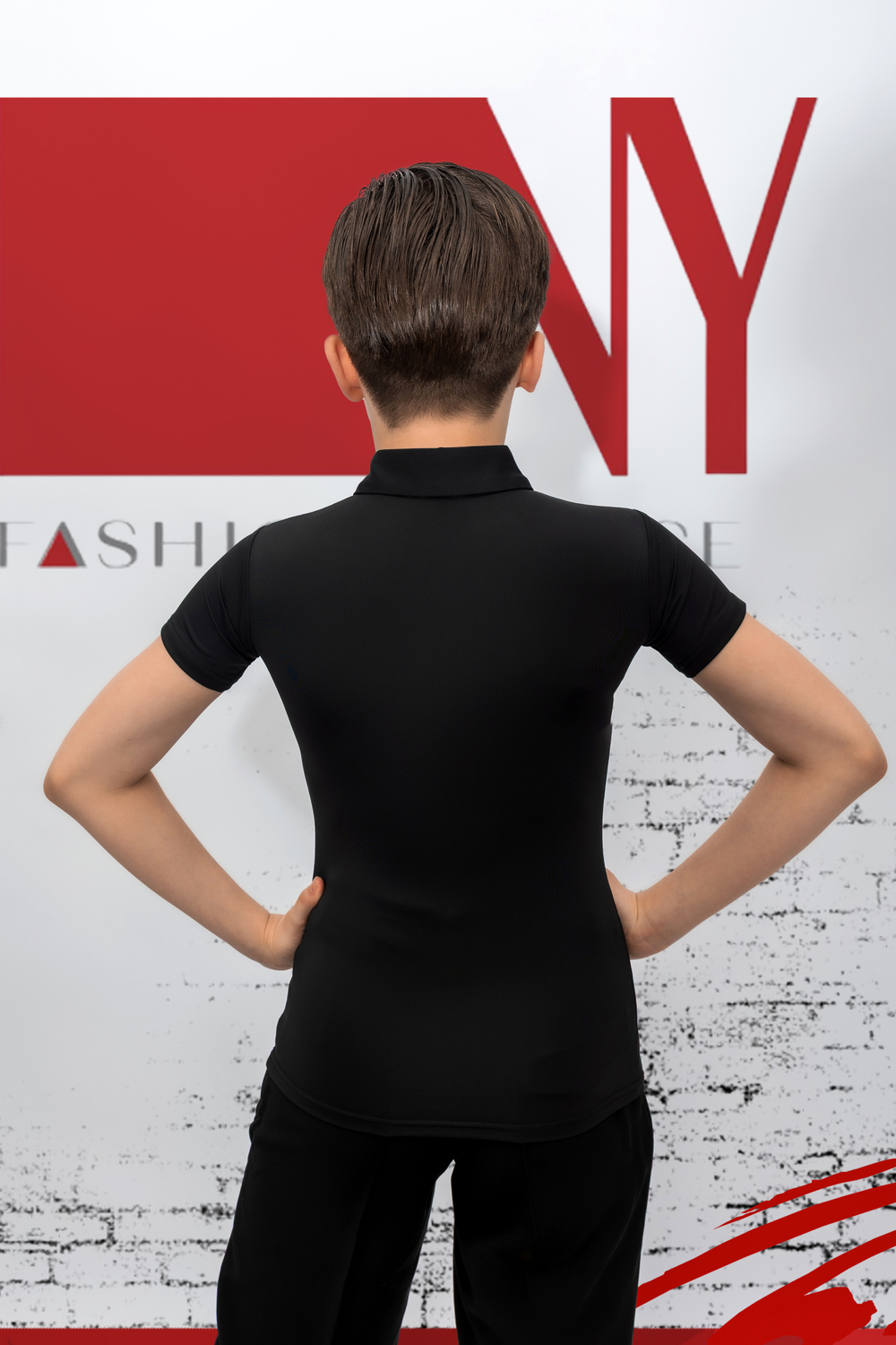 Поло Kids Dry-Fit black