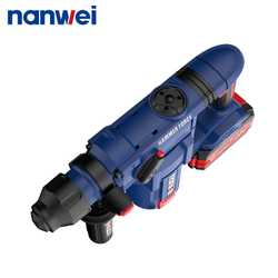 Аккумуляторный перфоратор Nanwei NW-H8281 (20V, 4 Дж, SDS-Plus, 2 АКБ 6 Ач)