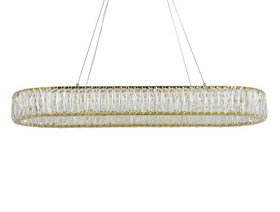 Подвесной светодиодный светильник Newport 8240/90 oval gold М0067858