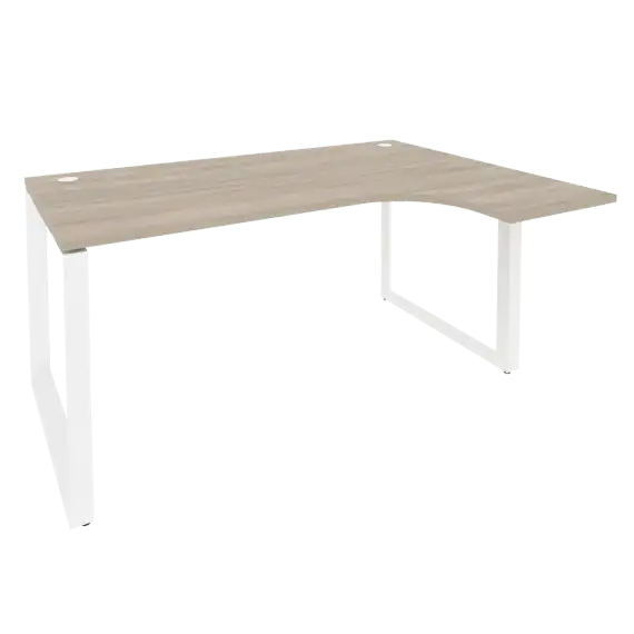 Onix Стол эргономичный правый на О-образном м/к O.MO-SA-4 (R) 1580*1180*750 (800/460)