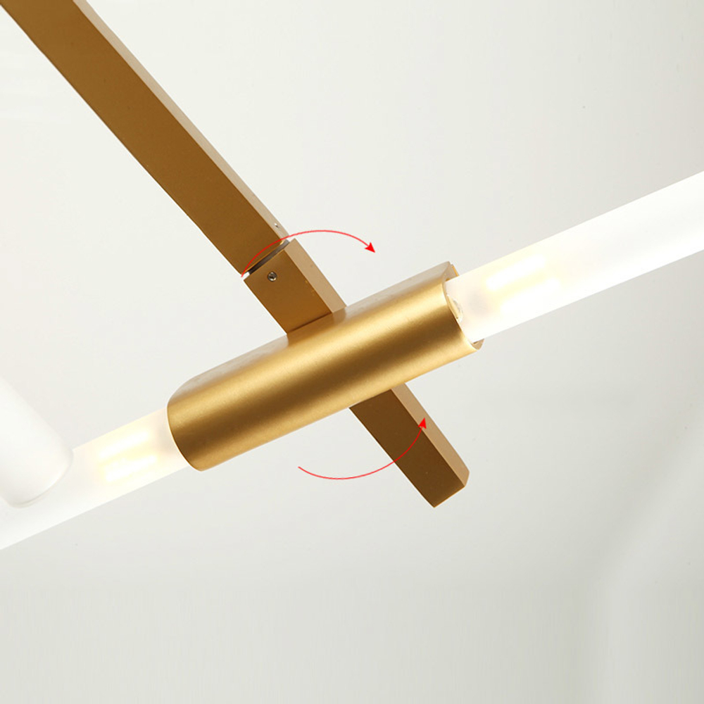 Ceiling design lamp  AGNES by Roll & Hill (2 lampshade ,  Gold)
