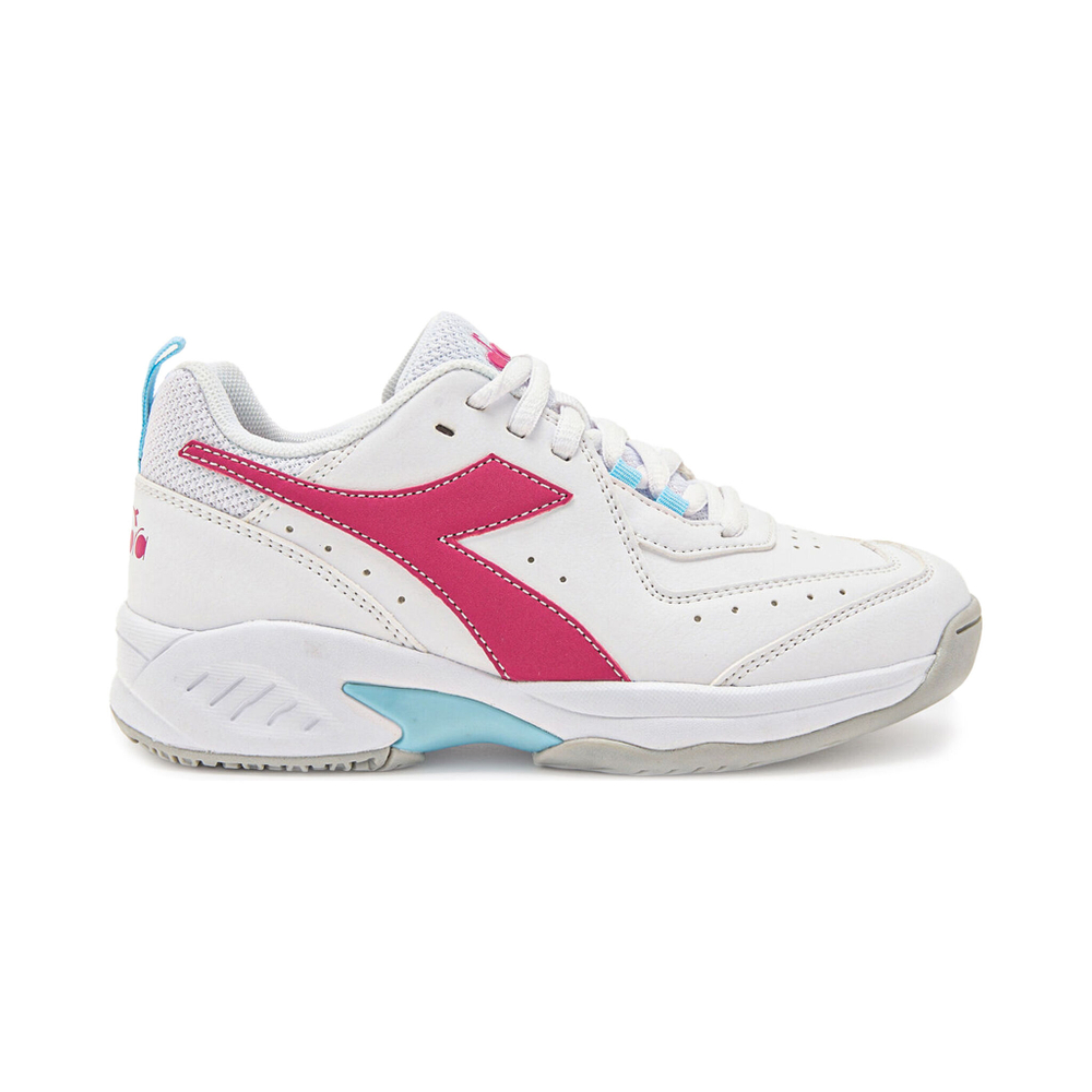 Детские теннисные кроссовки Diadora S. Challenge 5 SL AC All Court Shoe Kids - White, Pink