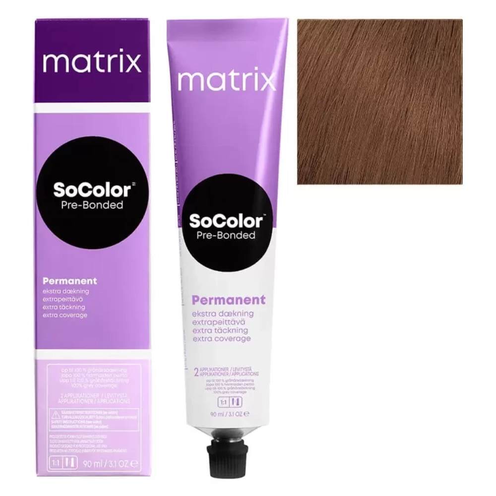 Matrix SoColor Pre-Bonded Крем-краска для седых волос 507N Блонд натуральный, 90мл