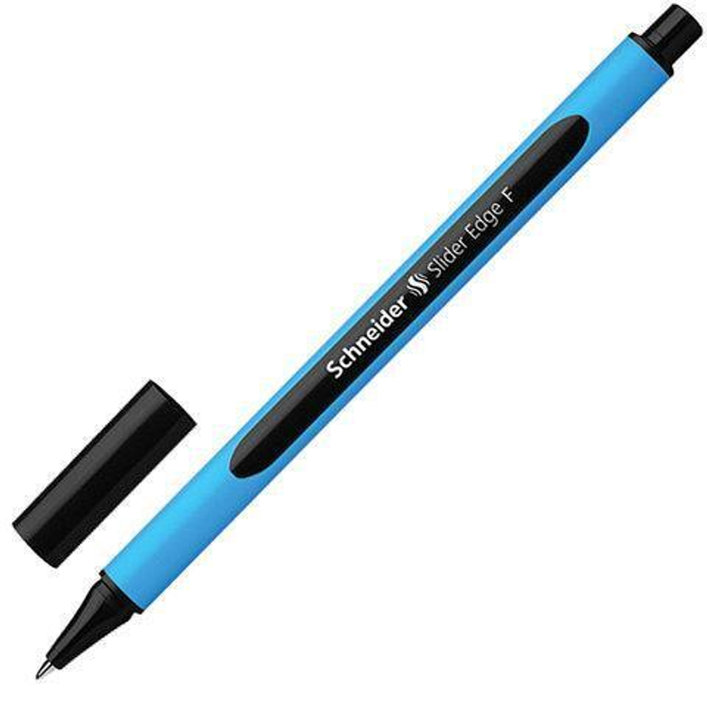 Ручка шариковая Schneider "Slider Edge F" черная, 0,8мм, трехгранная