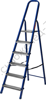 MIRAX 6 ступеней, 121 см, стальная, стремянка (38800-06)