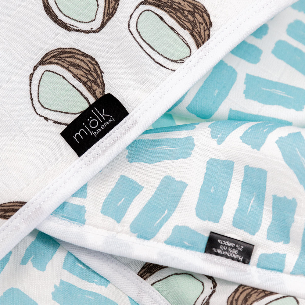 Муслиновое утеплённое одеяло Mjölk Кокосы