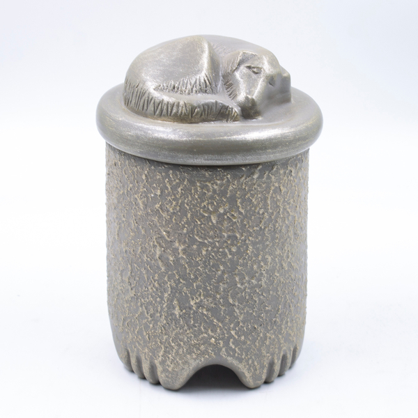 Урна "Собачка" глазурь мерцающая