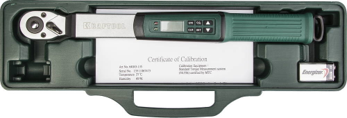 Электронный динамометрический ключ ″DIGITAL″ 3/8″, 10 - 135 Нм, KRAFTOOL 64043-135