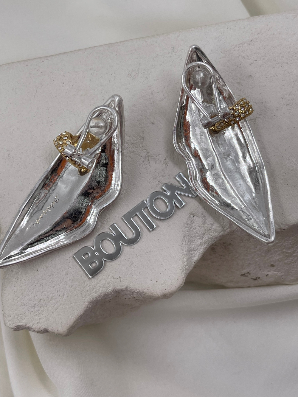 Серьги серебряные губы Скиап.