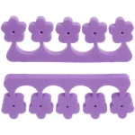 Разделители для пальцев ног на блистере «Ultramarine - цветок», цвет фиолетовый