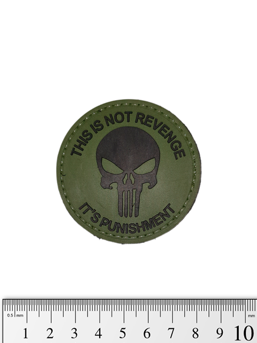 Шеврон Punisher It's Punishment PVC. Олива