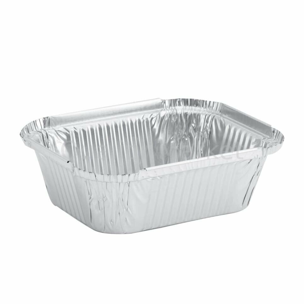 Алюминиевая форма G-край - 125 х 98 х 35 мм, 250 мл (50/200шт)