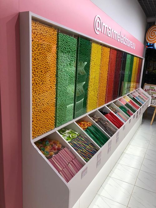 Короба для выставки и хранения мармелада