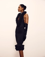 Skirt Narciss Black MIDI