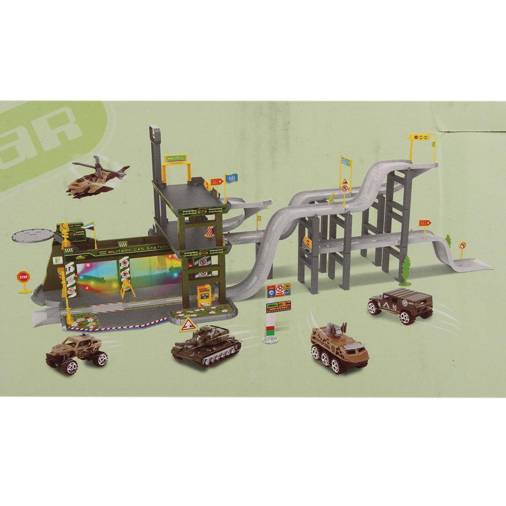 Парковка с транспортом коробка 59961