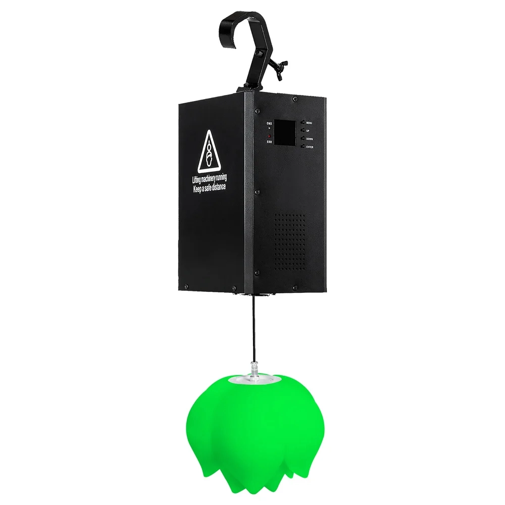 Kinetic Flower D23×H21 см — кинетический цветок RGBW с одной лебёдкой