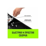 Тележка ручная платформенная металлическая 150кг 720*480 колеса резиновые 100мм HITCH SZ086113