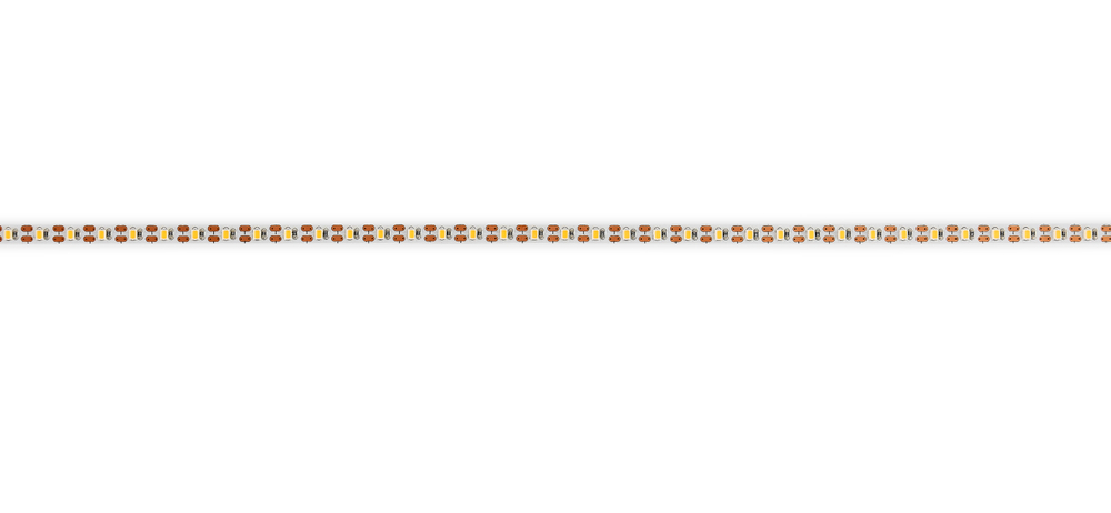 Лента светодиодная SMD тёпло-белая DC24V 9, 6W/m 3000K 1250Lm/m 160д/м CRI>90 IP20,  упаковка 5 метров,  ширина 4мм,  высота 1, 2мм,  самоклейкая