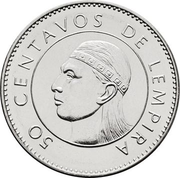 50 сентаво 2016 Гондурас