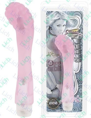 Розовый водонепроницаемый G-стимулятор LACIE