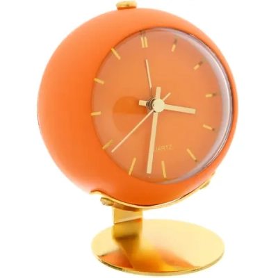 Будильник «ALICE» 8,5*5см апельсиновый