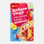 Каша Увелка овсяная Банан и Клубника 200г